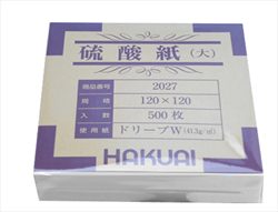 Giấy thuốc (Giấy axit sulfuric) Khổ lớn 120 x 120mm AS ONE 1-4561-03